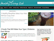 Tablet Screenshot of healthylivingclub.info